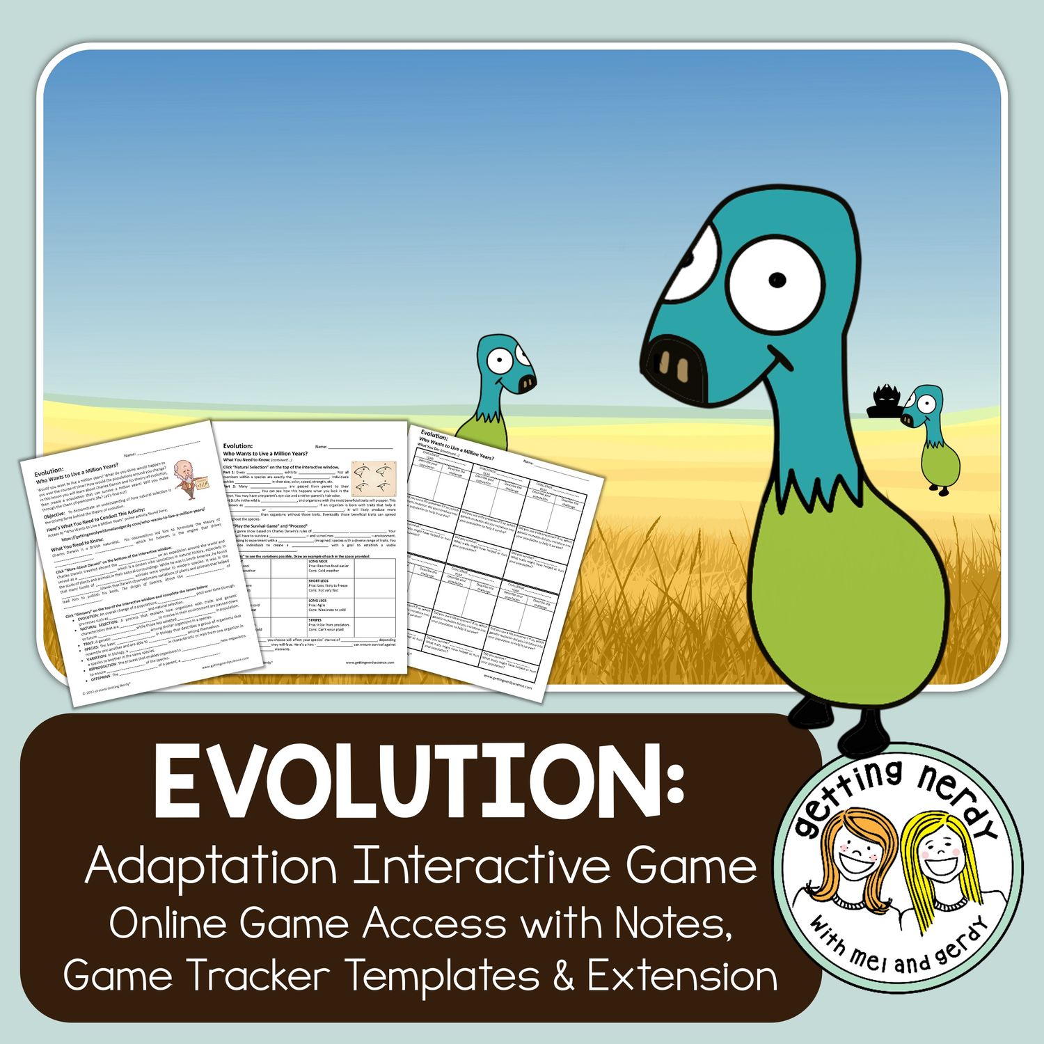 Evolution Adaptation Interactive Game