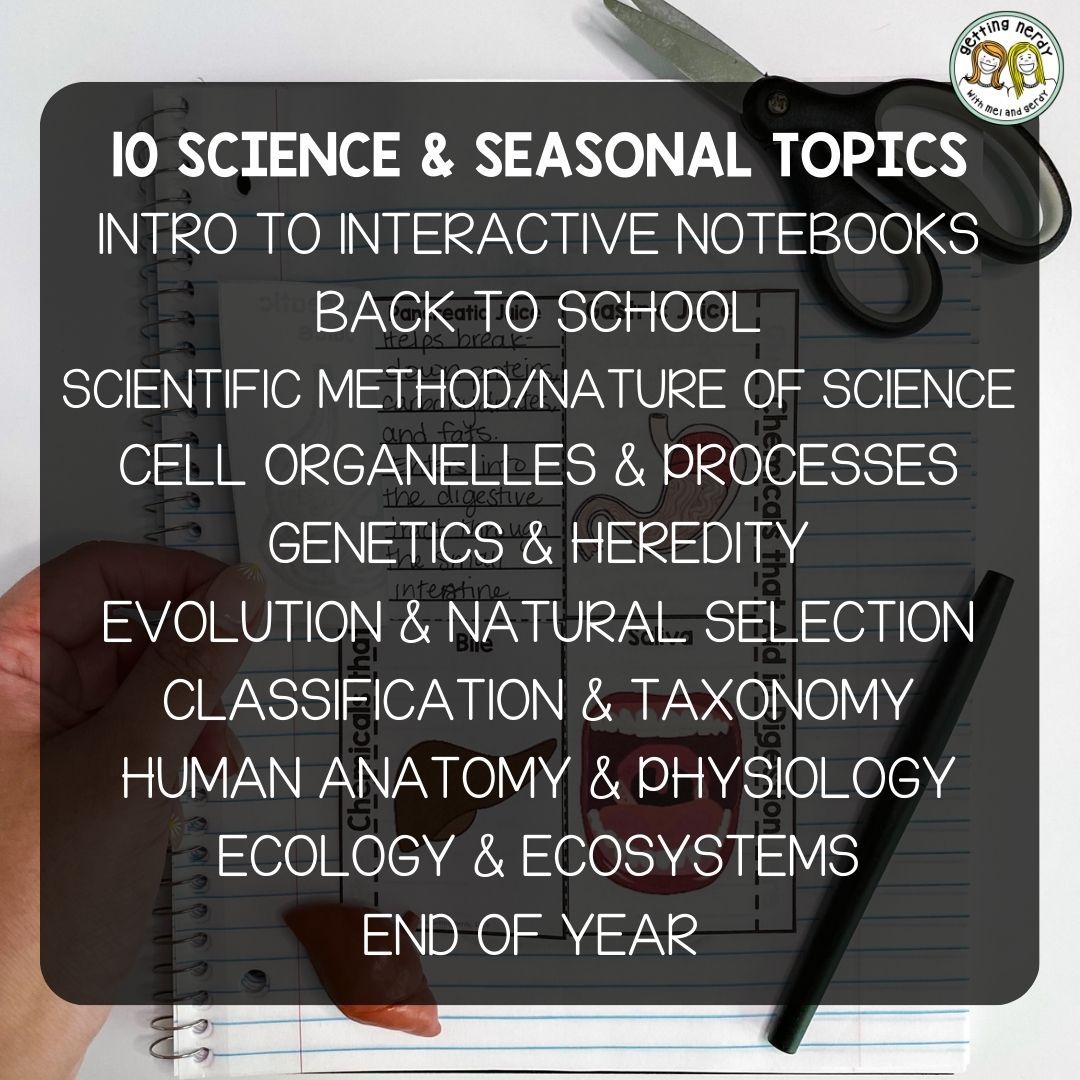 7th Grade Life Science Notebook