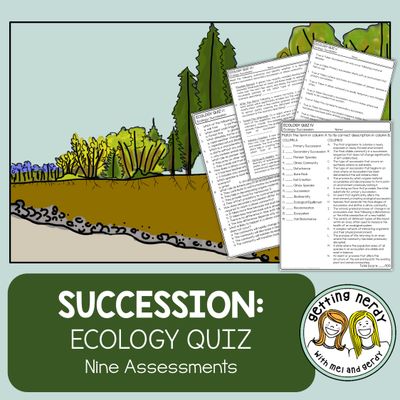 Ecology | Ecosystems | Cycles in Nature | Ecological Succession Quiz/Assessments