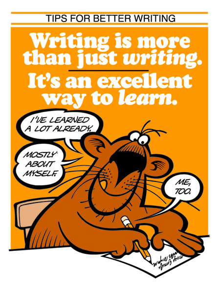 Writing Is An Excellent Way To Learn
