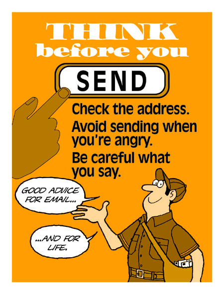 THINK before you SEND
