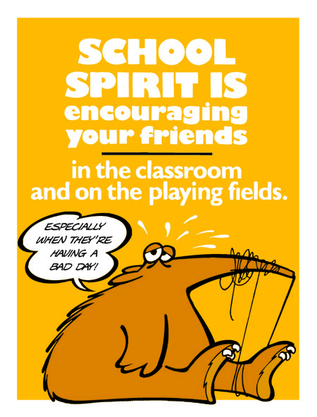 School Spirit is Encouraging Others