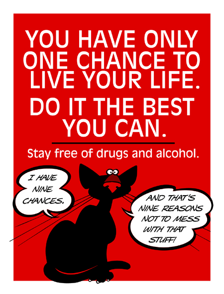 Live your life drug & alcohol free