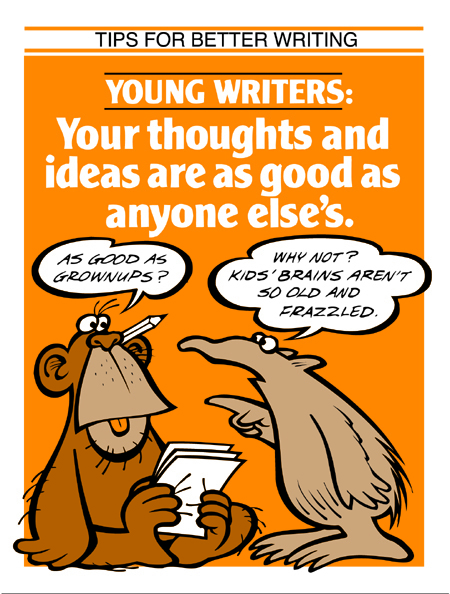 Young Writers Thoughts Are As Good As Anyone Else's
