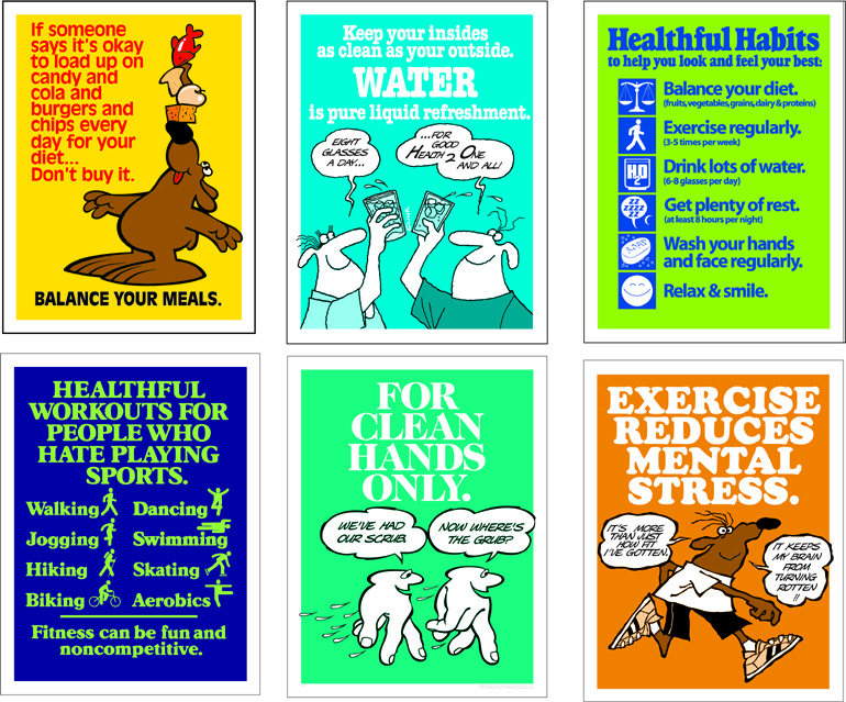 Healthful Habits Poster Series (6)