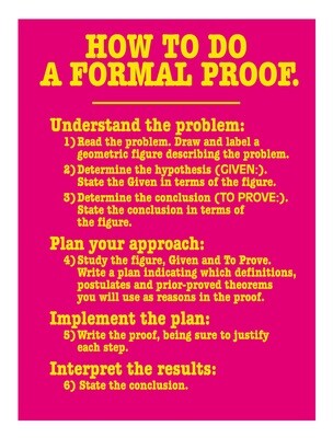 How to do a formal proof