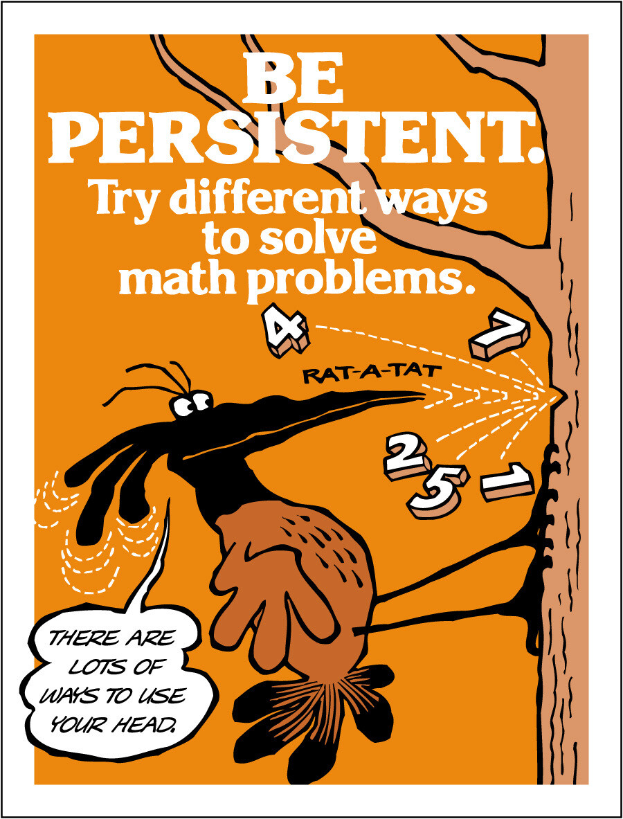 Be Persistent In Solving Math Problems