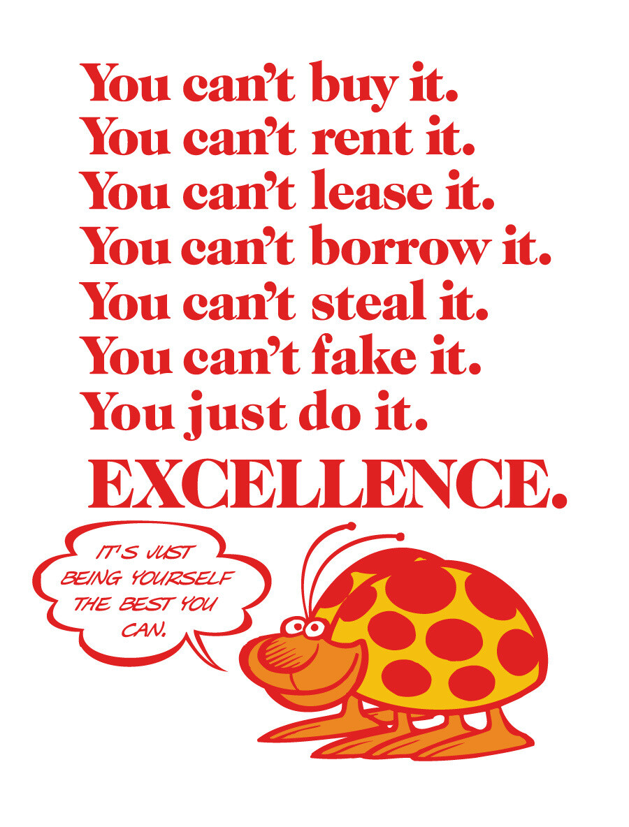 Excellence is being yourself the best you can