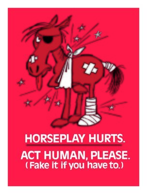 Horseplay hurts