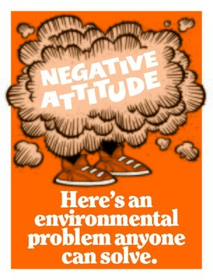 A negative attitude is easy to solve