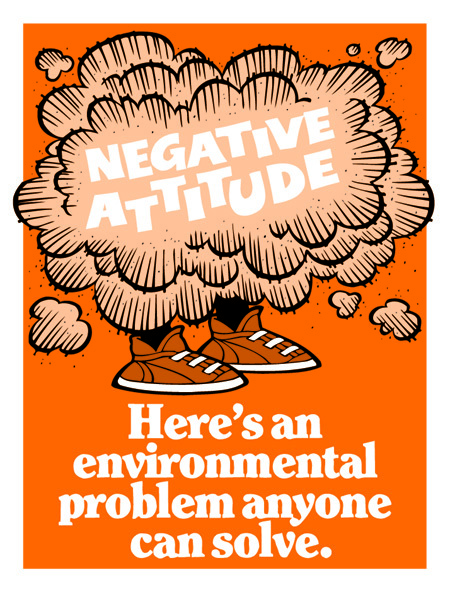 A negative attitude is easy to solve A negative attitude is easy to solve
