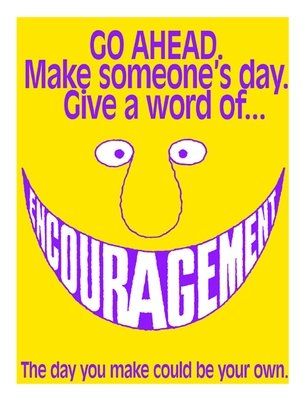 Give a word of encouragement
