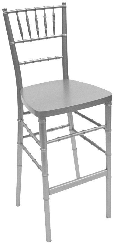Chiavari Bar Stool Silver