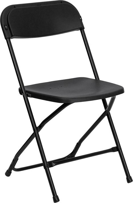 Folding Chair Metal Black