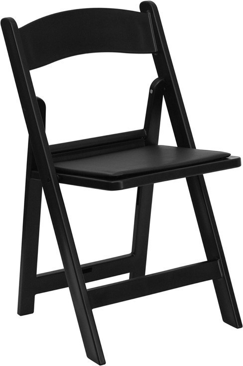 Folding Chair Resin Black