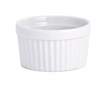White Ramekin Bowl 4.5&quot;