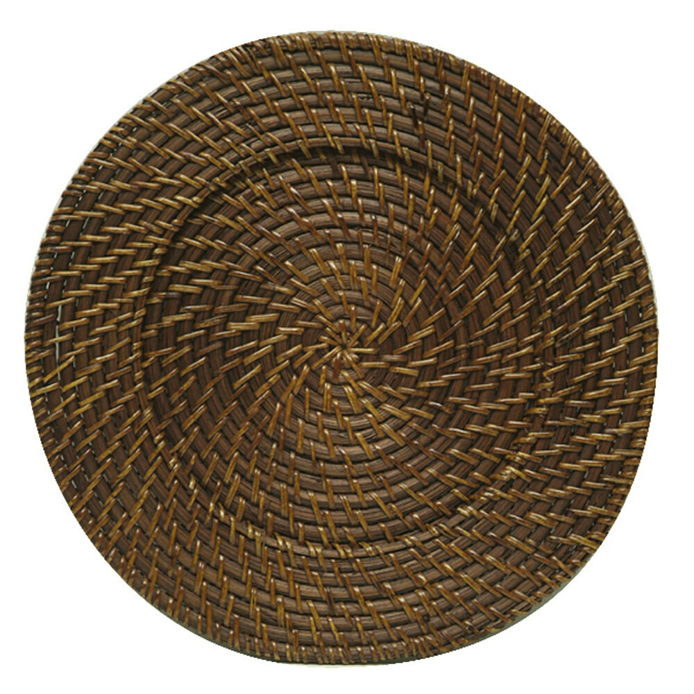 Rattan Brown Charger