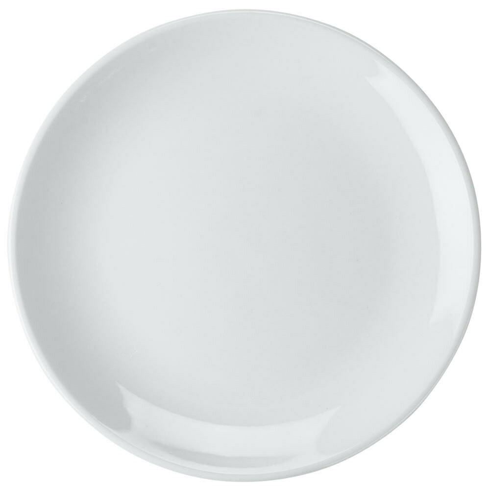White Coupe Bread &amp; Butter Plate 6&quot;- Pack of 10