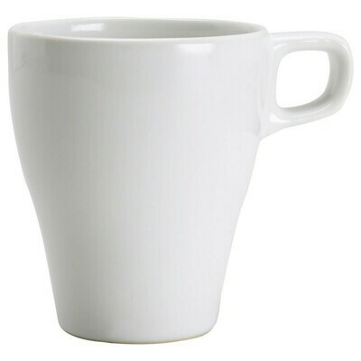 White Coupe Mug 8 Oz. - Rack of 16
