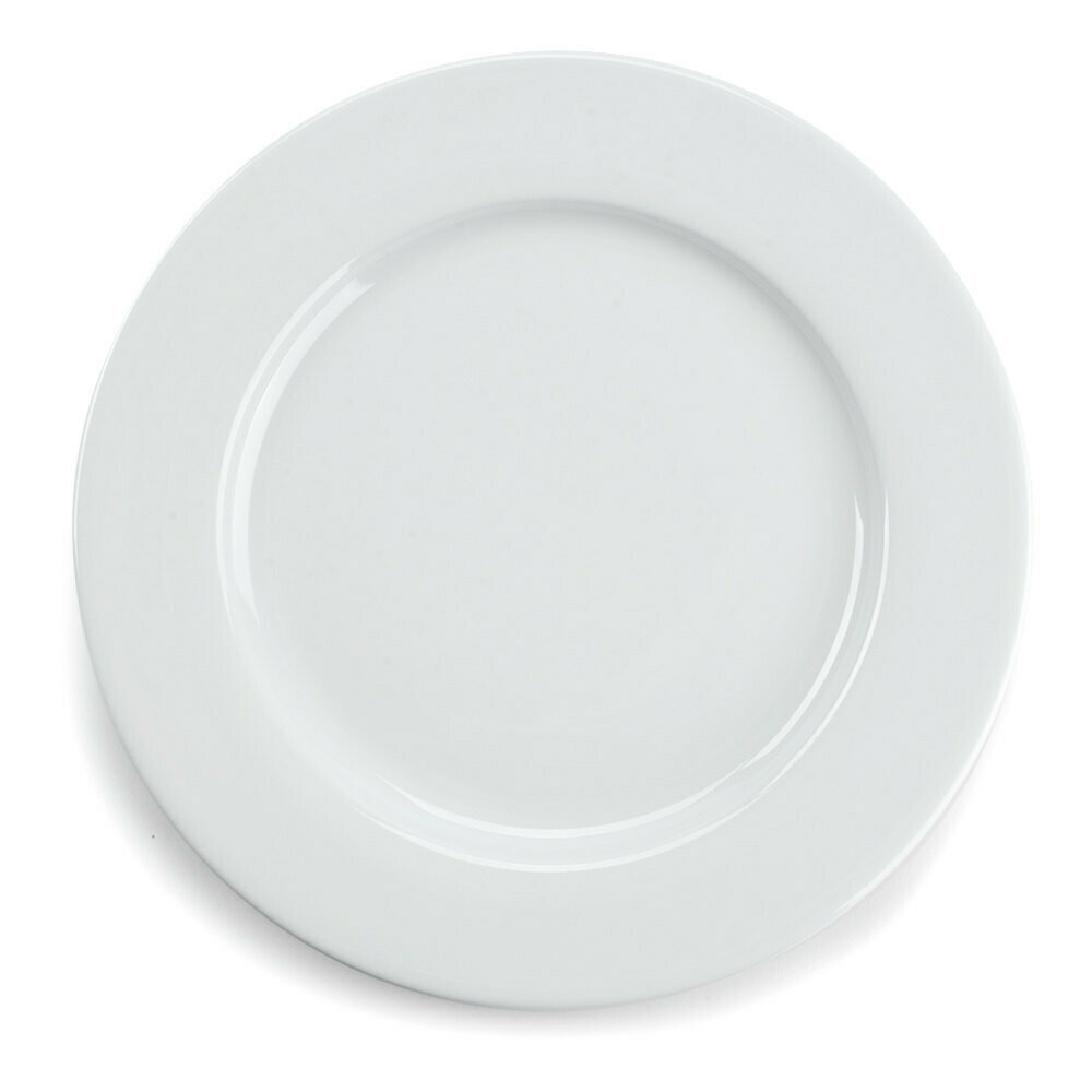 White Rim Bread &amp; Butter Plate 6&quot; - Pack of 10