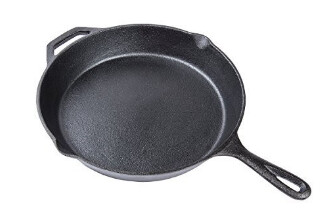 Black Cast Iron Skillet 14&quot;