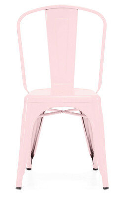Tolix Light Pink Bistro