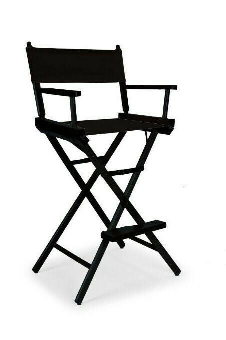 Black Directors Chair Tall