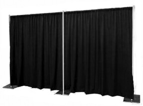 10&#39; High Pipe &amp; Drape Per Linear Foot - Poly