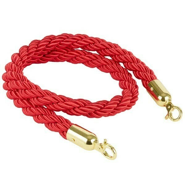 Braided Rope 5 Ft. - Gold End Cap