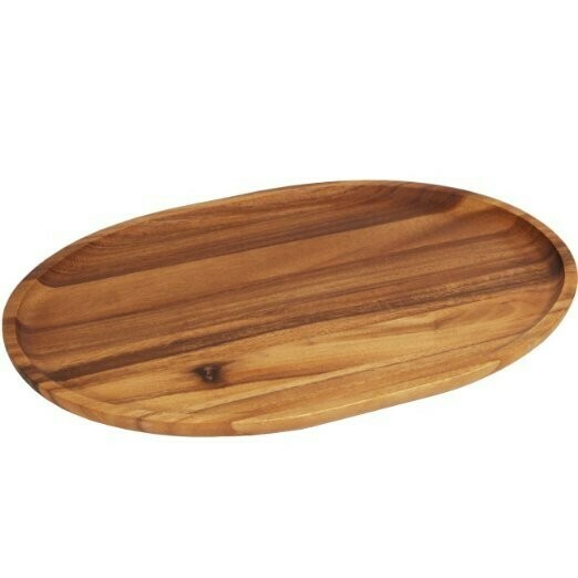Acacia Wood Oval Platter - 12&quot; x 18&quot;