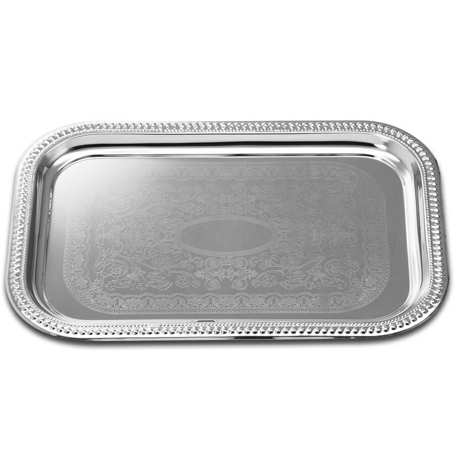 Stainless Rectangular Tray - 12&quot; x 18&quot;