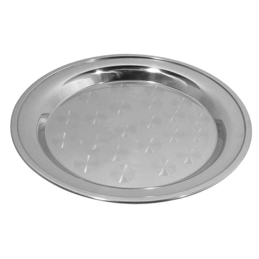 Stainless Swirl Tray 12&quot;
