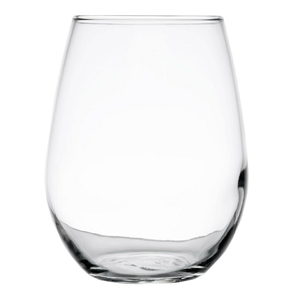 Wine Stemless Glass 21 Oz. - Rack of 16 Glasses