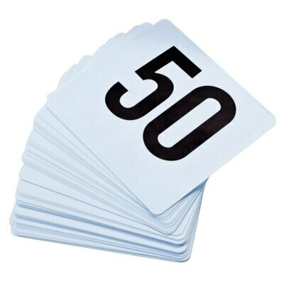 White Number Set - Per Number