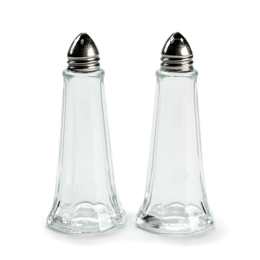 Tall Silver Salt &amp; Pepper