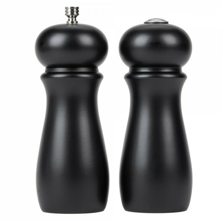 Wood Pepper Mill &amp; Salt 5&quot;