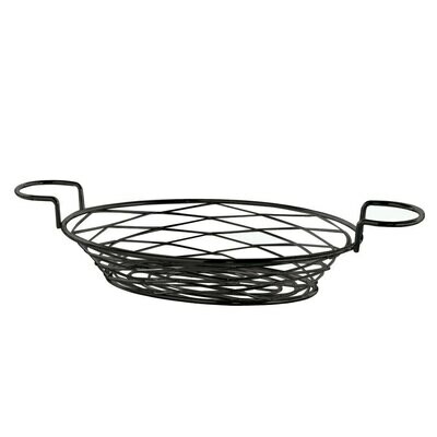 Wrought Iron Oval Basket