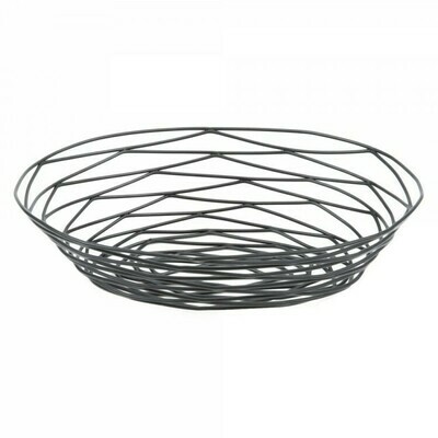 Wrought Iron Oval Bread Basket