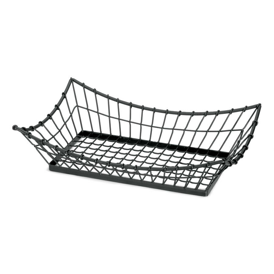 Wrought Iron Long Basket - 8&quot; x 16&quot;