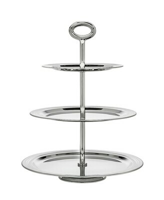 Stainless Three Tier Revere Stand 16.5&quot; H