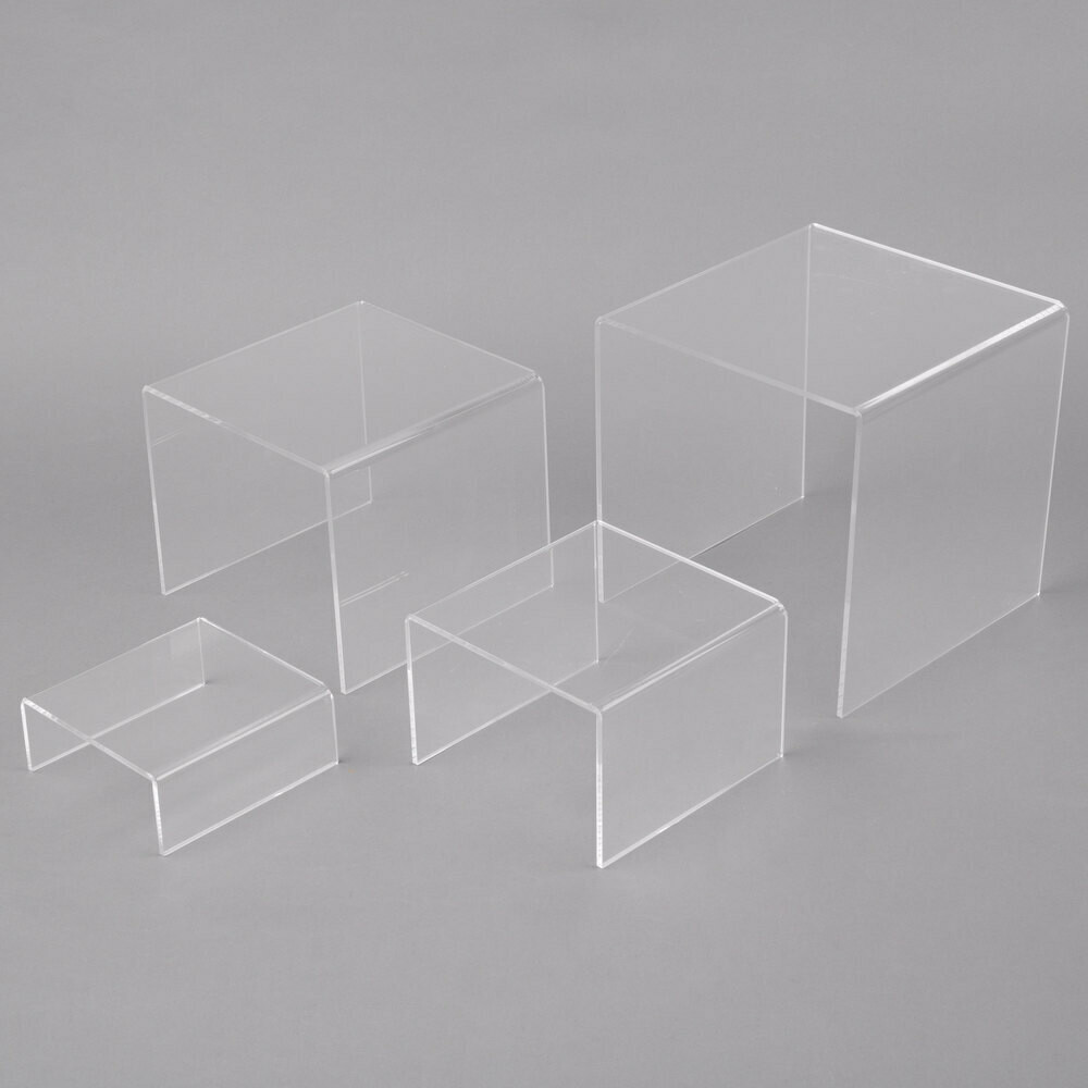 Clear Acrylic Riser 5&quot; x 5&quot; x 2&quot; riser