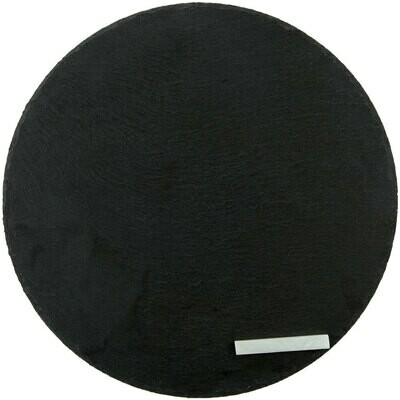 Round Black Slate Tray 12&quot;