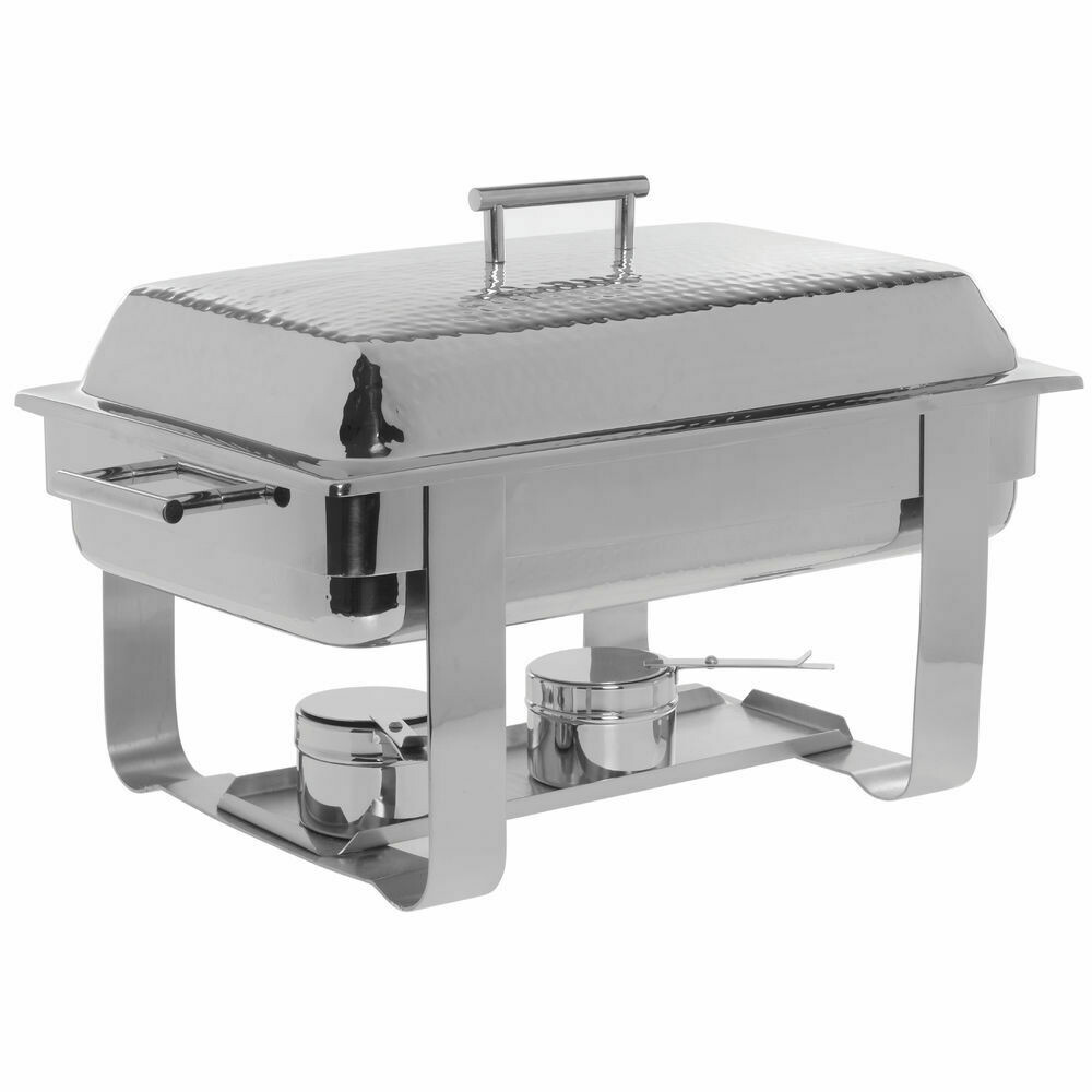 Hammered Chafing Dish Rectangle 8 Qt.