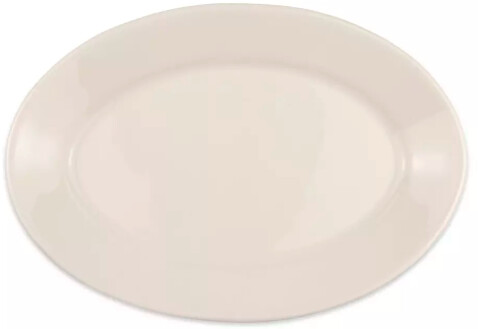 Ceramic Oval Platter IVORY - ​9&quot; x 13&quot;