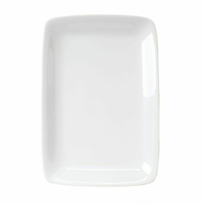 Porcelain Rectangular Platter 8&quot; X 12.25&quot;