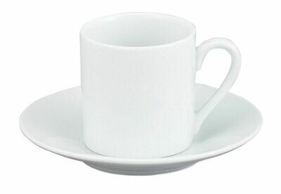 Porcelain Demi Cup 3 Oz. &amp; Saucer