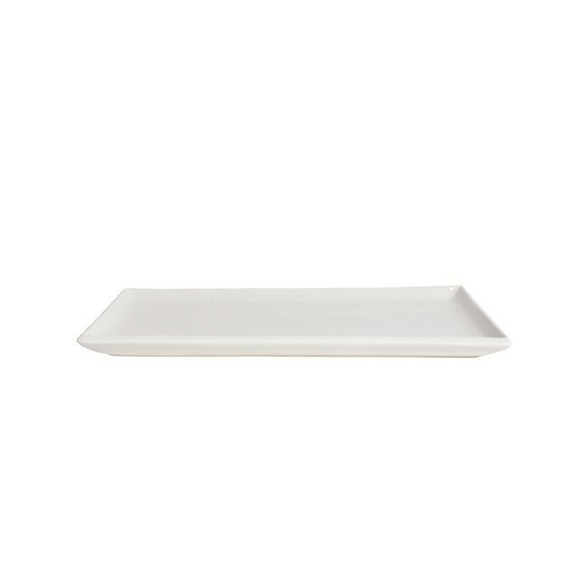 Porcelain Shallow Rectangular Platter 8&quot; X 11&quot;