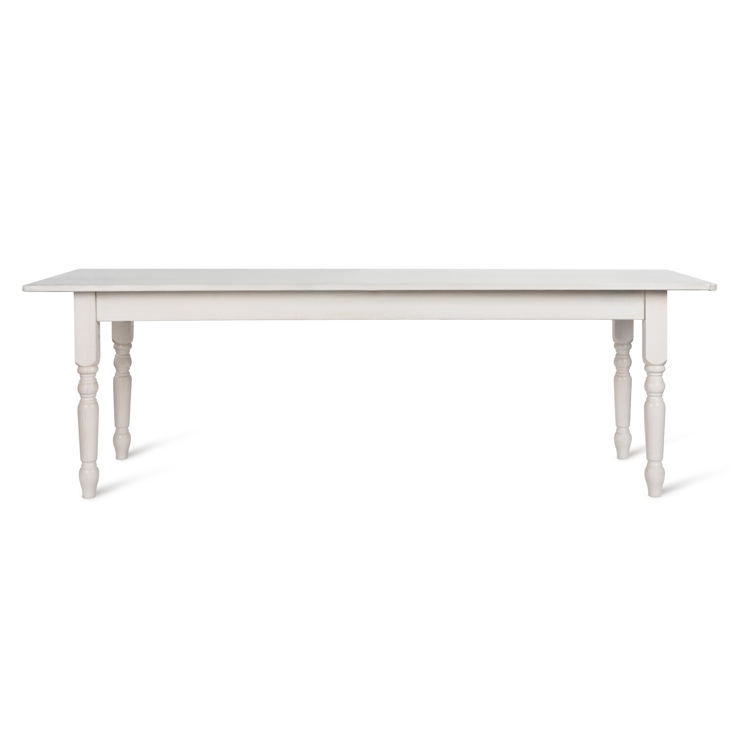 Farm Table White Wash 8&#39; x 36&quot;