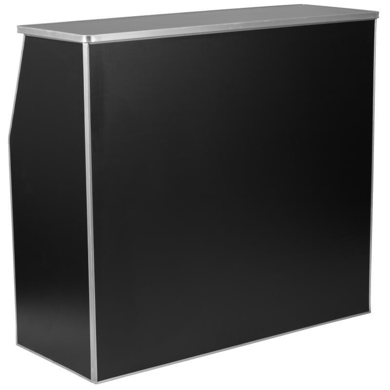 Black Laminate Finish with Aluminum Trim 4&#39;