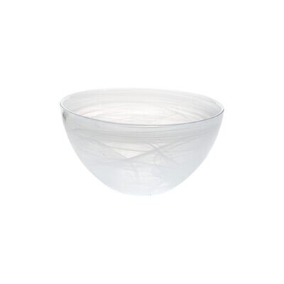 Alabaster White Salad Bowl 6&quot; - Pack of 10